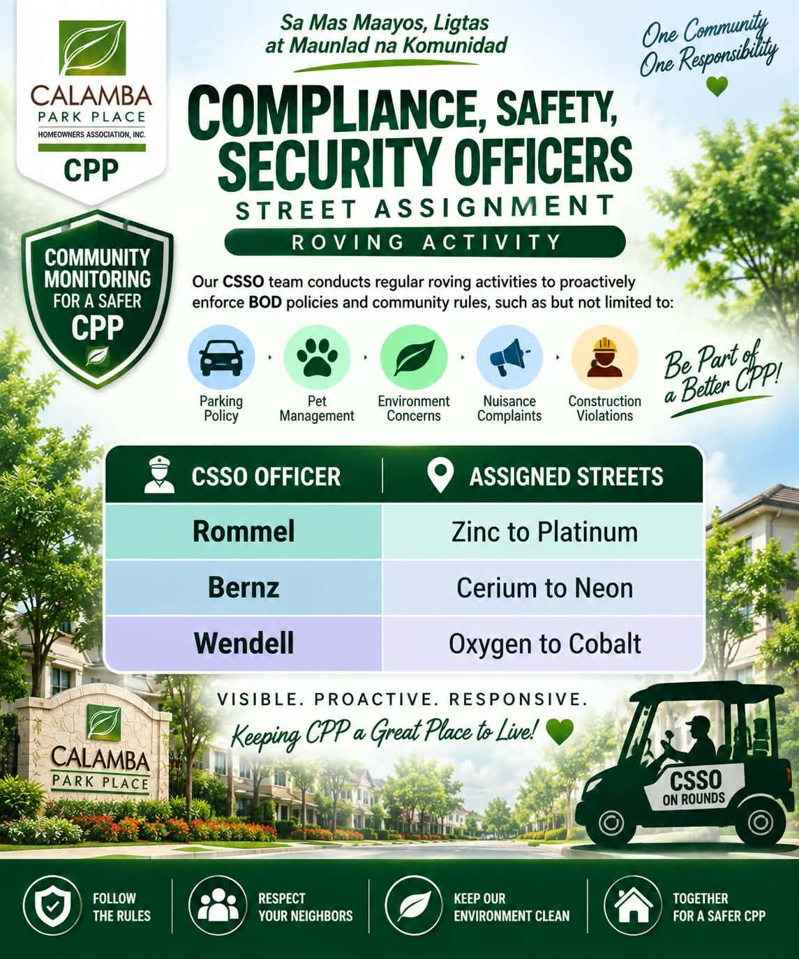 ASSIGNED CSSO